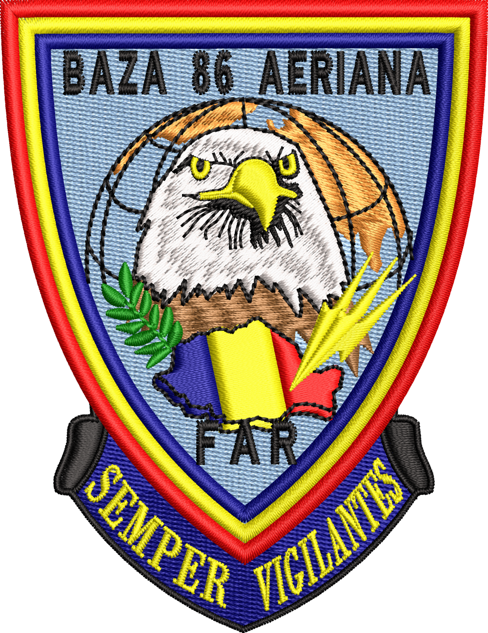 Emblema BAZA 86 AERIANA